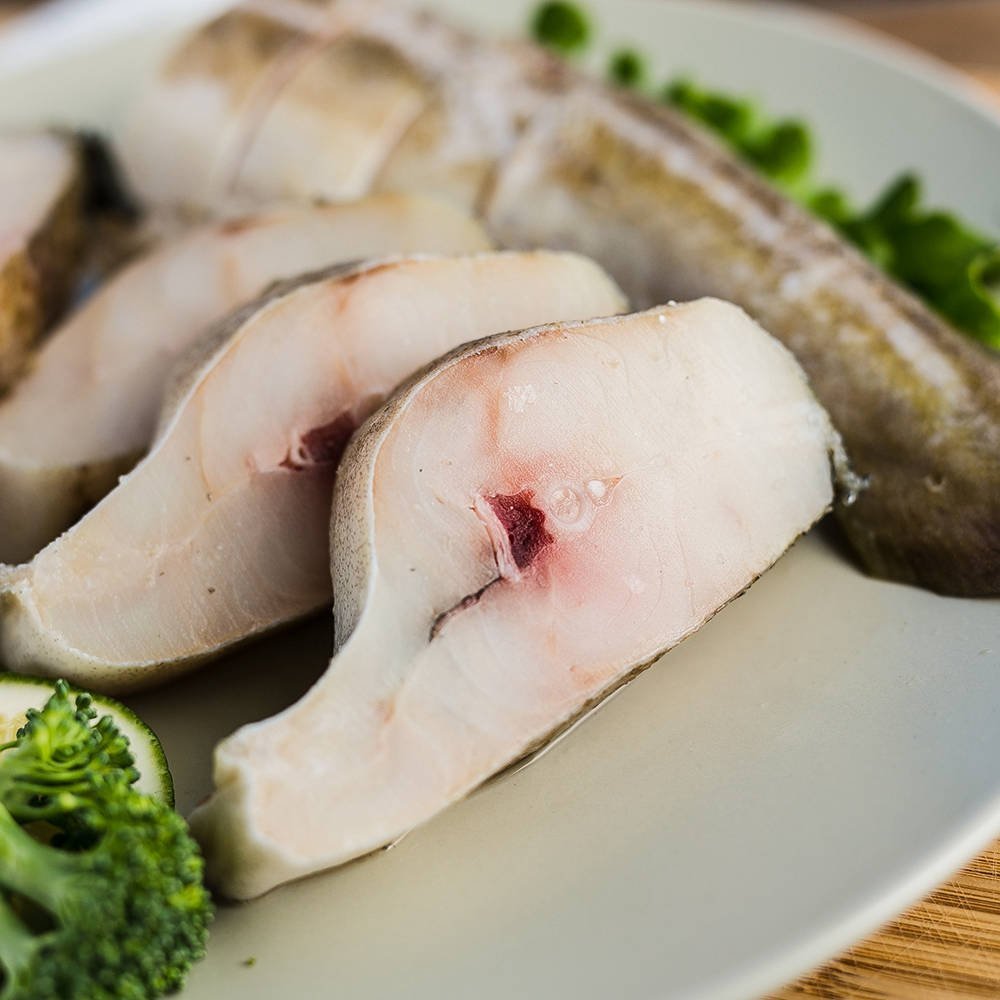 爱吃鱼 挪威北极鳕 整条圆切